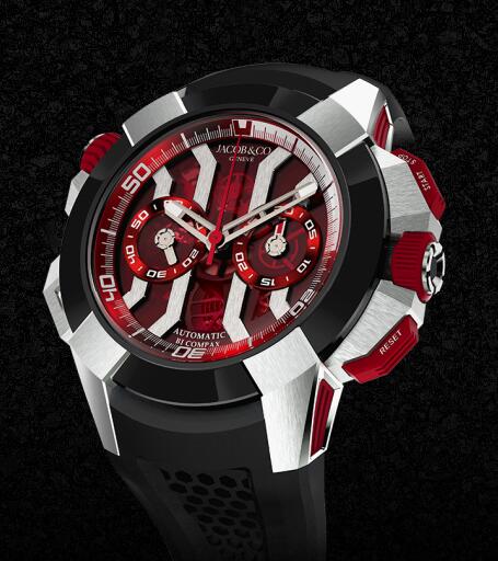 Jacob & Co Epic X Chrono Titanium EC313.20.SB.RR.B Replica watch